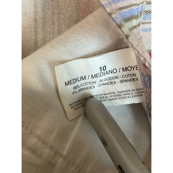 Vintage Y2K 2000s Striped High Waist Mom Jeans Size 10 Maximalist Boho Indie - Picture 2 of 6